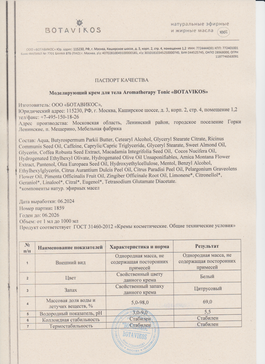 Паспорт №062024